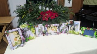 2025.11.30(日)食事会・フォトフレーム作り